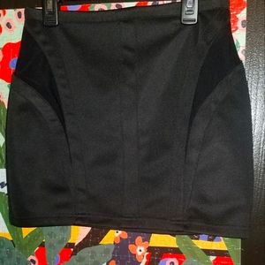 Black TOBI mini skirt, size Medium